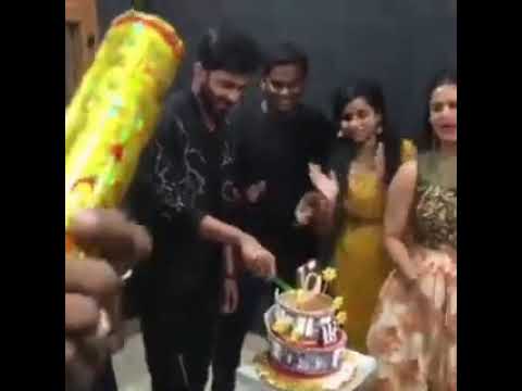 Ashwin surprise cake cutting and speech😍😍😍