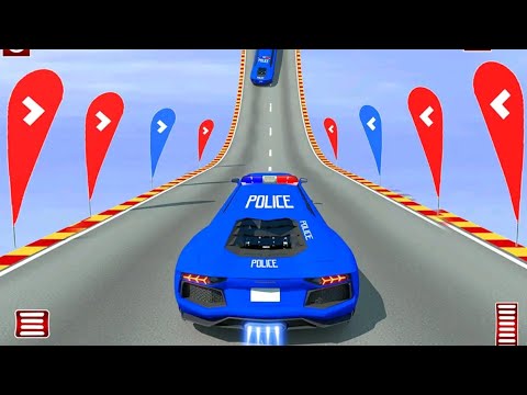 Crazy Police Car Stunt Simulator : Ramp Car Stunts Racing Games