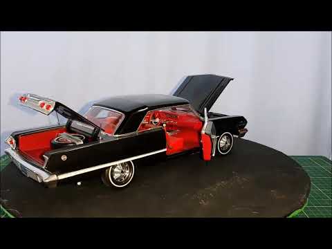 1:18 Diecast Model Cars - 1963 Chevrolet Impala SS - Welly