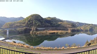 【大分市】道の駅のつはる ライブカメラ｜ななせダムと山の様子 live webcam