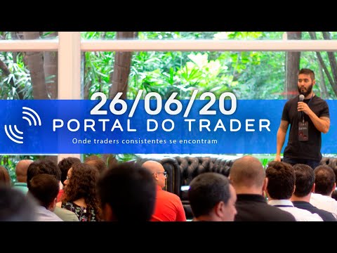 #FiqueEmCasa - Day Trade AO VIVO - 26/06/2020