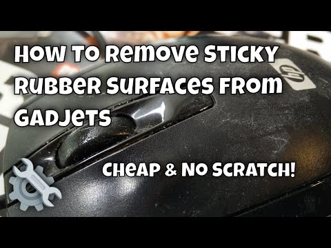 , title : 'How To Remove Sticky Rubber & Sticky Plastics From Gadgets - Fix Sticky Computer Peripherals'