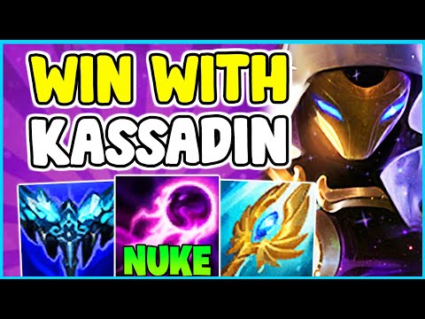 HOW TO PLAY KASSADIN MID FOR BEGINNERS & CARRY IN SEASON 11 | Kassadin Guide S11 - League Of Legends