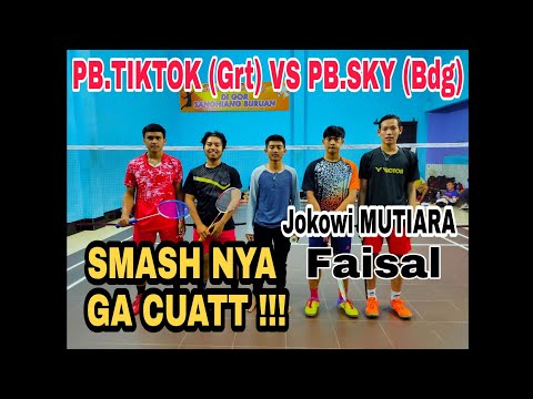 SMASH TAJAM !!! Iki/Andika (PB.TIKTOK) VS Hendra/Faisal (PB.SKY) 10/4/2021