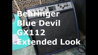 Video thumbnail for Behringer Blue Devil GX112 extended look by hovercraft Artifact