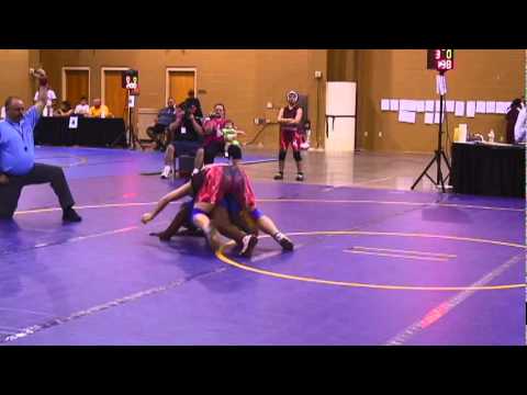 FILA Cadet 65kg - Virginia Burkett (Wyoming) FALL Ana Gonzalez (Puerto Rico).mp4
