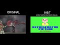 Refrigerator Picture Original Vs 8 Bit Version