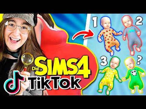 Sims 4 ABER TikTok entscheidet über ALLES! (Aussehen, Kinder, Haus, Leben...) 😱 Nesmeralda
