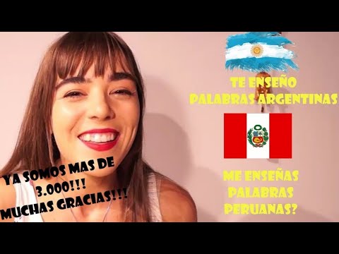 ¡EN VIVO! Te enseño palabras argentinas. ¿Me enseñas palabras peruanas? #Vickydirecto7