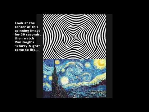 #Art #Classic Incredible - Van Gogh Starry Night Optical Illusion - Watch It Come Alive