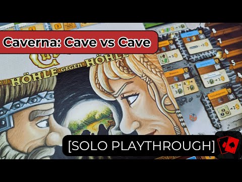 Solo Playthrough | Caverna: Cave vs Cave