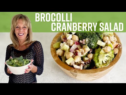 Vegan Broccoli Cranberry Salad | Kathy's Vegan Kitchen
