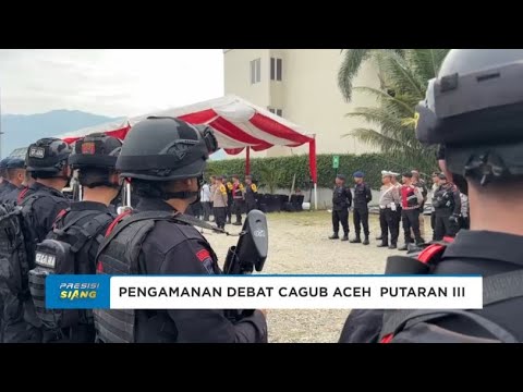 PENGAMANAN DEBAT CAGUBCAWAGUB PUTARAN KE-3 OLEH POLDA ACEH