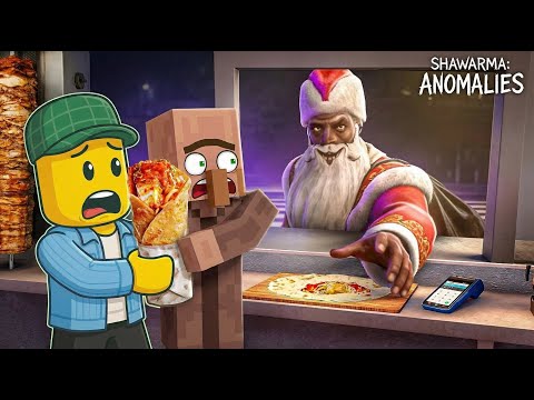 NEMOJTE PRODAVATI HRANU UKLETOM DEDA MRAZU U ROBLOX SHAWARMA KIOSK!