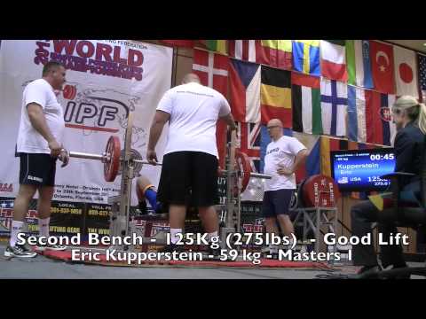 Eric Kupperstein at the 2013 IPF Masters World Championship