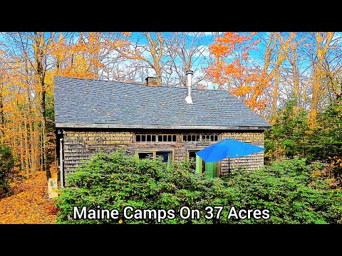 Maine Camps For Sale | 37+ Acres | ME Real Estate | Maine Waterfront Property | Cabins Rentals