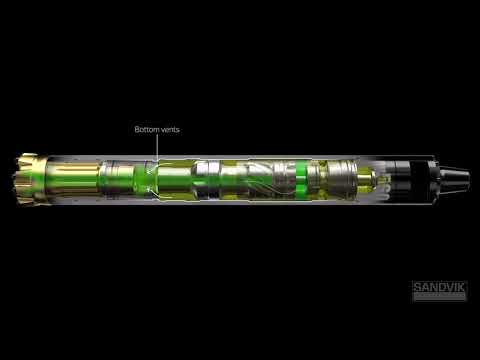 Sandvik Down-the-hole hammer RH560 air flow