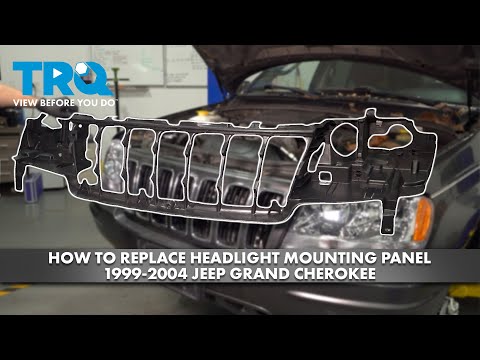 How to Replace Headlight Mounting Panel 1999-2004 Jeep Grand Cherokee
