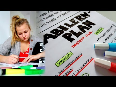 STRESSFREIES ABITUR: Lernplan erstellen! // Miss Aliana