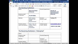 Erasmus+ KA131 Personel Mobility Agreement Rehberi - Eğitim Alma