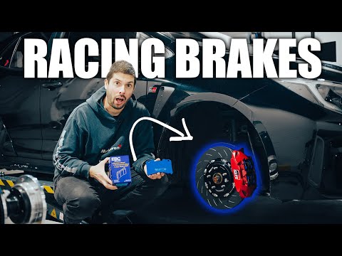 Racing Brakes for the GR Corolla - EBC 2 Piece Rotors and Blue Stuff Pads!