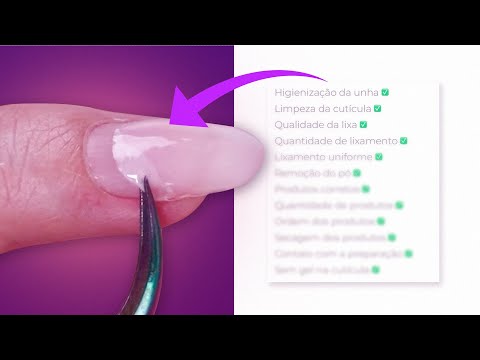 Descolamento na unha de gel. Ajuste esses pontos e nunca mais sofra com eles.