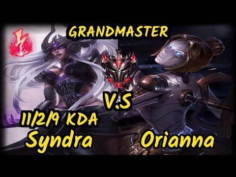 PNG Grevthar (SYNDRA) vs ORIANNA - 11/2/9 KDA MID GAMEPLAY - BR Ranked GRANDMASTER