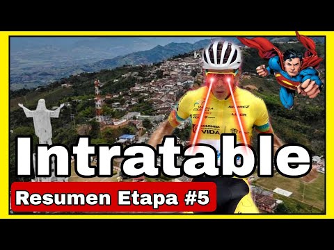 Resumen Etapa 5 🇨🇴 VUELTA a COLOMBIA 2023 ➣ Ni la Kryptonita puede con Superman
