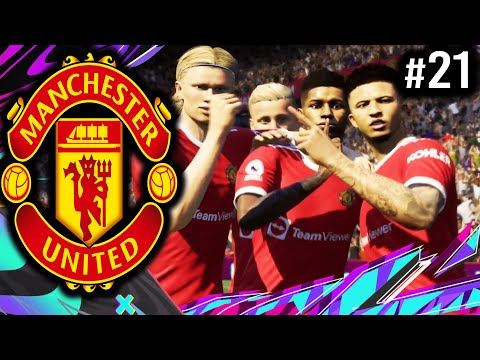 MANCHESTER DERBY! | FIFA 22 Modded Kits | Manchester United FIFA 21 Career Mode Ep21