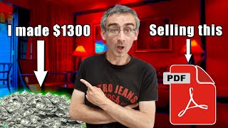 How I Made $1,300 Selling Just One PDF File
