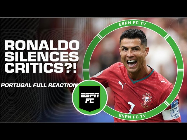 ESPN FC reacts to Cristiano Ronaldo scoring brace in Portugal’s win | ESPN FC