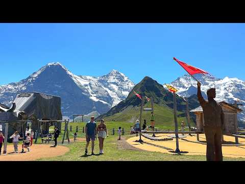 [4K]🇨🇭 Die atemberaubendste Reise der Schweiz | Wengen – Männlichen – Kleine Scheidegg🚠⛰️ (2025)