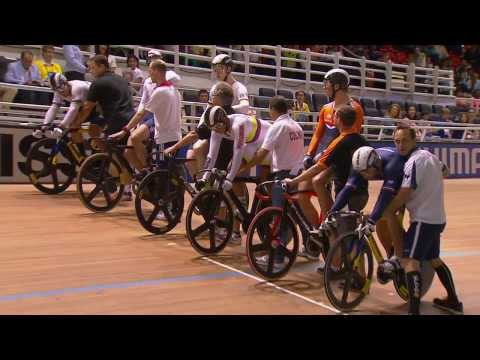 Men's Keirin Finals Heat 2 -  2014 Track World Championships, Cali, Colombia