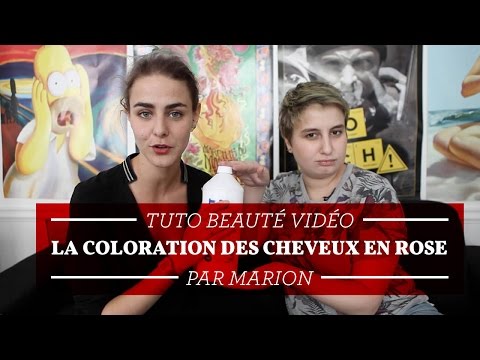 La coloration des cheveux en rose, par Marion Seclin
