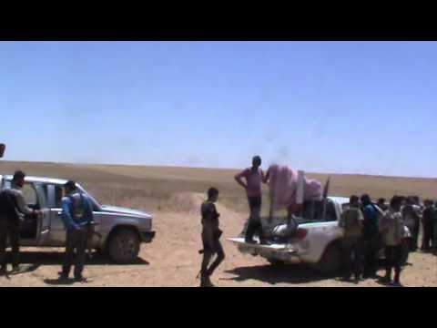 التجهيز لاقتحام اللواء 93 من قبل كتيبة معاوية بن أبي سفيان في ريف الرقة