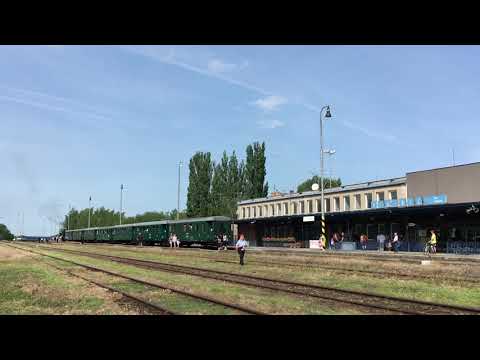 Lokomotiva 754.019  na Sp 1643 ,, Hostýn” v Bystřici  pod Hostýnem 9.6.2018