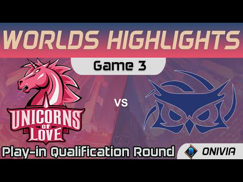 UOL vs SUP Highlights Game 3 Worlds 2020 Play in Qualification Round Unicorns of Love vs SuperMassiv
