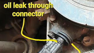 Gen 1 Prius 2001 2002 2003 crank shaft position sensor replacement. C1259 P0335 P3120