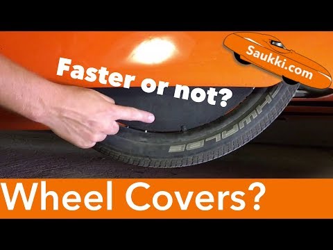 Wheel Covers on Quest Velomobile - Faster or not? || Saukki does Science
