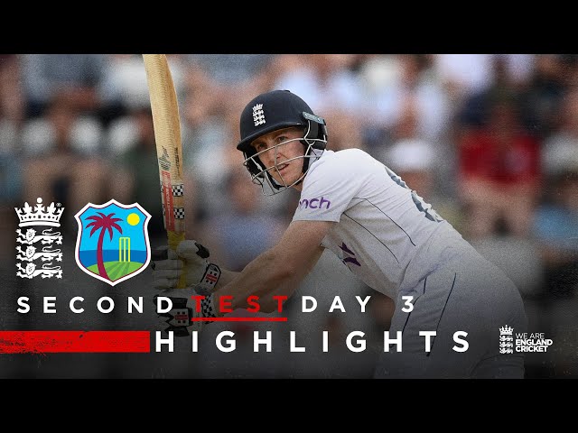 Brook Hits 71* To Give England Lead | Highlights – England v West Indies Day 3 | Rothesay Test 2024 Brook Hits 71* To Give England Lead | Highlights – England v West Indies Day 3 | Rothesay Test 2024