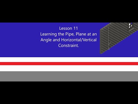 Lesson 11 - Fusion 360 Pipe and Plane at an Angle tutorial