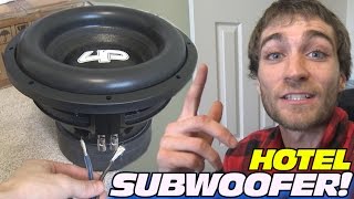 Wiring HOTEL Subwoofer w/ 12&quot; Droppin HZ Car Audio Sub &amp; How To Wire Dual Voice Coil Subs in Series