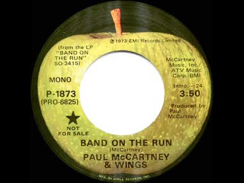 1974 Paul McCartney & Wings - Band On The Run (mono radio promo 45--short version)