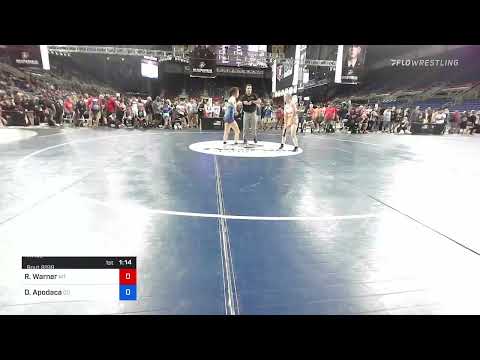 117 Lbs Round Of 32 - Ryleigh Warner, Montana Vs Daniella Apodaca, Colorado E764