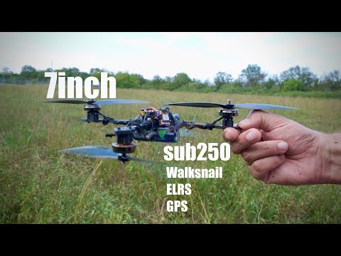 Going sub 250g with a 1S 7" FPV drone