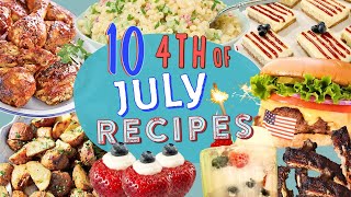 Celebrate 4th of July with these 10 Easy Recipe Ideas | Independence Day Recipe Compilation