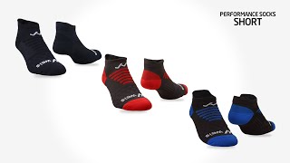Video de MEDIAS PERFORMANCE SHORT SOCKS / ROJAS