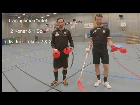 Hindås IBK Lär Ut Individuell Teknik 2 Koner & 1 Boll