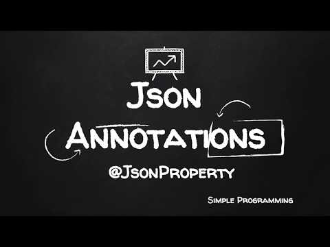 Jackson Annotations Jsonproperty Example Simple Programming