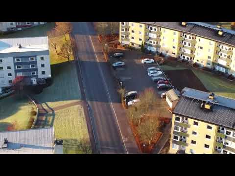 Norrby in Fagersta October 2021, filmed with a DJI Drone